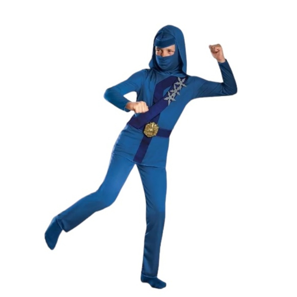 DISGUISE Night Fury Blue Thunder Ninja Halloween costume size medium 7/8